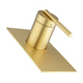 Load image into Gallery viewer, Upgrade your bathroom with the CADDENCE wall mixer in solid brass with brushed brass gold finish. Modern design and durable construction. Shop now!-Wall Mixer-Ezymall AU