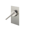 Load image into Gallery viewer, Caddence wall mixer tap solid brass brushed nickel silver – view 2