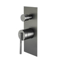 Load image into Gallery viewer, Upgrade your bathroom with the CADDENCE diverter mixer in solid brass with gunmetal grey finish. Modern design and durable construction. Shop now!-Diverter Mixer-Ezymall AU
