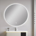 Load image into Gallery viewer, 750mm Carysil LED bathroom mirror with brushed nickel frame, Samsung LED lighting, touch sensor, anti-fog defogger and adjustable 3000K–6000K lighting.-LED Mirror-Ezymall AU