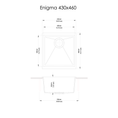 Load image into Gallery viewer, The Carysil Enigma White Granite Stone Sink offers a modern look. Measuring 430x460x200mm, this single bowl sink is a stylish and durable addition to your kitchen. Shop now!-Kitchen Sink-Ezymall AU