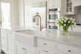 Load image into Gallery viewer, Premium 838mm Carysil fireclay sink in Snova White. Spacious single bowl design with sink grid, chopping board and durable fireclay construction.-Kitchen Sink-Ezymall AU