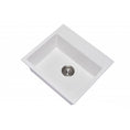 Load image into Gallery viewer, Upgrade your kitchen with the Carysil Granite Stone Single Bowl Kitchen Sink. This white sink (560*510mm) combines durability with a sleek design. Perfect for any modern kitchen, offering both style and functionality. Shop now at Ezymall Australia!-Kitchen Sink-Ezymall AU