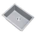 Load image into Gallery viewer, Add a touch of sophistication with the Carysil granite stone single bowl kitchen sink in concrete grey, measuring 610*457mm. Durable and stylish. Find it at Ezymall today.-Kitchen Sink-Ezymall AU