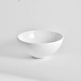Load image into Gallery viewer, CLAYA Bowl-33 round countertop basin made from gloss white fine ceramic. Compact 330mm above counter basin with no overflow, ideal for modern bathrooms.-Basin Sink-Ezymall AU