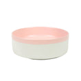 Load image into Gallery viewer, CLAYA Colour Plus-37 above counter basin with matte pink interior and natural white exterior. Premium ceramic 370mm basin for modern bathroom vanities.-Basin Sink-Ezymall AU
