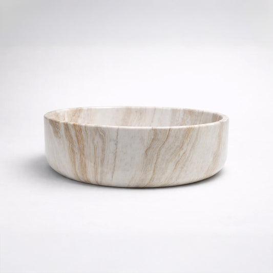 CLAYA terra 40 ceramic above counter basin gloss stone marble