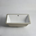 Load image into Gallery viewer, CLAYA UM-5334 under counter basin in gloss white ceramic. 530mm undermount basin with overflow for modern bathroom vanities.-Basin Sink-Ezymall AU