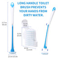 Load image into Gallery viewer, Keep your toilet clean and hygienic with the DALIPER Disposable Toilet Brush. Includes 40PCS refills for easy and convenient cleaning. A must-have for every bathroom.-Cleaning Products-Toilet Brush Kit +48PCS Refills-Ezymall AU