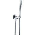 Load image into Gallery viewer, Enjoy a luxurious shower experience with this fixed round shower rail. Featuring a handheld shower head, stainless steel & solid brass construction, and a chrome silver finish. Shop now!-Shower Station-Ezymall AU