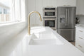 Load image into Gallery viewer, The Granite Arete Stone Double Bowl Kitchen Sink (838x476x241mm) in White is durable and stylish. Upgrade your kitchen today! Fast shipping across Australia.-Kitchen Sink-Ezymall AU