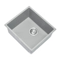 Load image into Gallery viewer, The Granite Arete Stone Single Bowl Kitchen Sink measures 457x406mm and features a sleek concrete grey finish. Durable and stylish, perfect for modern kitchens. Upgrade your space today!-Kitchen Sink-Ezymall AU