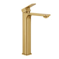 Load image into Gallery viewer, IVANO solid brass tall basin mixer brushed brass gold – view 2