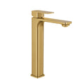 Load image into Gallery viewer, IVANO solid brass tall basin mixer brushed brass gold – view 3