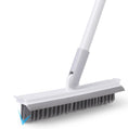 Load image into Gallery viewer, IVYROLL 2-in-1 Grout Brush with Long Handle, V-Shaped Bristles & Squeegee Brush
