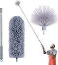 Load image into Gallery viewer, Keep your home clean with the IVYROLL Extendable Duster Kit. Includes microfiber and cobweb duster heads. Reach high places easily. Buy now!-Cleaning Products-Ezymall AU