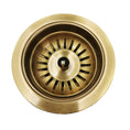 Load image into Gallery viewer, Complete your kitchen sink setup with this brushed gold sink waste part. Designed without overflow, this sink part is both functional and stylish. Shop now at Ezymall!-Sink Waste-Ezymall AU
