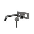 Load image into Gallery viewer, Upgrade your basin with this solid brass spout mixer in gunmetal grey from LUCID PIN. Durable, stylish, and easy to install. Shop now at Ezymall!-Spout Mixer-Ezymall AU
