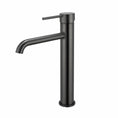 Load image into Gallery viewer, LUCID pin solid brass tall basin mixer gunmetal grey – view 2