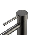 Load image into Gallery viewer, LUCID pin solid brass tall basin mixer gunmetal grey – view 3