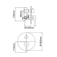Load image into Gallery viewer, Upgrade your shower with this solid brass diverter mixer. Featuring a brushed copper finish, it combines style and functionality for a premium showering experience.-Diverter Mixer-Ezymall AU