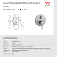 Load image into Gallery viewer, Upgrade your shower with this solid brass diverter mixer. Featuring a brushed copper finish, it combines style and functionality for a premium showering experience.-Diverter Mixer-Ezymall AU