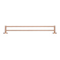 Load image into Gallery viewer, Organize your bathroom with this stainless steel double towel rail in brushed copper from LUCID PIN. Measuring 790mm, it offers ample space. Shop now!-Towel Rail-Ezymall AU