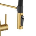 Load image into Gallery viewer, Premium magnetic pull-down kitchen mixer with 360° swivel spout, filter-ready design, solid brass construction, and 5 Star WELS water efficiency.-Kitchen Mixer-Ezymall AU