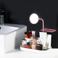 Load image into Gallery viewer, Organize your makeup with our Cosmetic Organiser with Mirror! Keep your essentials tidy and accessible. Perfect for any vanity or bathroom. Order now and simplify!-Organiser-Ezymall AU