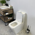 Load image into Gallery viewer, Modern back-to-wall toilet suite with rimless flushing, soft-close UF seat, WELS 4 Star efficiency and flexible S-trap or P-trap installation.-Toilet Suite-Ezymall AU