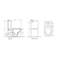 Load image into Gallery viewer, LONDON Rimless Back-to-Wall Toilet Suite: featuring hygienic rimless flushing, a compact design, WELS 4 Star water efficiency and a 20-year warranty.-Toilet Suite-Ezymall AU