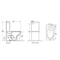 Load image into Gallery viewer, Upgrade your bathroom with the WALTON Toilet Suite. Quiet Flush technology, Rimless + Tornado performance, soft-close seat and 20-year warranty.-Toilet Suite-Ezymall AU