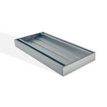 Load image into Gallery viewer, Get the Muses Ezy Flow tile insert grate in gunmetal grey. Measures 100*100*21mm with an 80mm waste outlet and a maximum flow rate of 5600mm. Order now!-Floor Waste-Ezymall AU