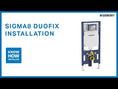 Load and play video in Gallery viewer, Geberit Sigma8 Duofix In-Wall Mechanical Cistern 4.5L/3L