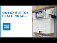 Load and play video in Gallery viewer, Geberit Sigma30 Dual Flush Plate – Matte Black with Black Trim