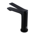 Load image into Gallery viewer, Upgrade your bathroom with the RUSHY Solid Brass Short Basin Mixer in Black. Durable, stylish, and perfect for any modern space. Shop now!-Basin Mixer-Ezymall AU