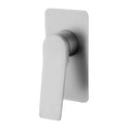 Load image into Gallery viewer, This RUSHY solid brass wall mixer in brushed nickel silver offers durability and a sleek design. Perfect for any modern bathroom. Shop now and enjoy fast shipping!-Wall Mixer-Ezymall AU