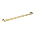Load image into Gallery viewer, Add a touch of luxury with this RUSHY 600mm brushed brass gold stainless steel single towel rail. Durable, stylish, and easy to install. Shop now!-Towel Rail-Ezymall AU