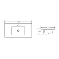 Load image into Gallery viewer, Upgrade your bathroom with the Seattle 900mm Wall Hung Vanity. Matt White finish, 2 doors, 2 drawers and premium top options available.-Vanity-Cabinet Only-Ezymall AU