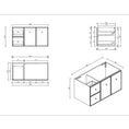 Load image into Gallery viewer, Upgrade your bathroom with the Seattle 900mm Wall Hung Vanity. Matt White finish, 2 doors, 2 drawers and premium top options available.-Vanity-Cabinet Only-Ezymall AU