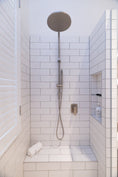Load image into Gallery viewer, Solid brass 10 shower station brushed nickel silver – view 5