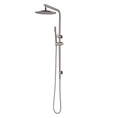 Load image into Gallery viewer, Upgrade your shower experience with the Solid Brass 10" Shower Station in Brushed Nickel Grey. This premium shower station combines durability with a sleek, modern design. Transform your daily routine. Buy now!-Shower Station-Ezymall AU