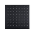 Load image into Gallery viewer, Experience a luxurious shower with this 300mm square shower head in black stainless steel. Its sleek design provides a modern touch to any bathroom. Enjoy full coverage.-Shower Head-Ezymall AU
