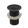 Load image into Gallery viewer, Upgrade your basin with our Solid Brass Mushroom Pop Up Waste. Designed without overflow and a 32/40mm size, this black waste combines durability with a modern aesthetic. Perfect for any contemporary bathroom.-Sink Waste-Ezymall AU