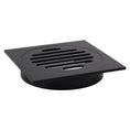 Load image into Gallery viewer, Install the Solid Brass Floor Drain (110x110mm) in Black. Durable and efficient, this floor drain prevents clogging and adds a modern touch to your bathroom. Perfect for any contemporary space. Shop now!-Floor Waste-Ezymall AU
