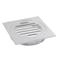 Load image into Gallery viewer, Get a Solid Brass Floor Drain (110x110mm) in Chrome Silver. Durable and stylish, perfect for any bathroom. High-quality materials. Shop now!-Floor Waste-Ezymall AU