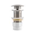 Load image into Gallery viewer, Upgrade your basin with our Solid Brass Mushroom Pop Up Waste in Chrome Silver. Designed without overflow and fits 32/40mm outlets. Durable, stylish, and easy to install. Perfect for any modern bathroom. Shop now!-Sink Waste-Ezymall AU