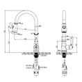Load image into Gallery viewer, Get our Solid Brass Pull Out 2 Water Flow Patterns Vintage Kitchen Mixer in Black. Stylish, versatile, and durable. Upgrade your kitchen today!-Kitchen Mixer-Ezymall AU