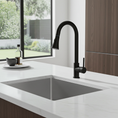 Load image into Gallery viewer, Upgrade your kitchen with our Solid Brass Pull Out 2 Water Flow Patterns Kitchen Mixer in Black. Flexible, durable, and stylish. A must-have for modern kitchens!-Kitchen Mixer-Ezymall AU