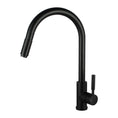 Load image into Gallery viewer, Upgrade your kitchen with our Solid Brass Pull Out Kitchen Mixer in Black. Flexible, durable, and stylish. A must-have for modern kitchens. Order now!-Kitchen Mixer-Ezymall AU